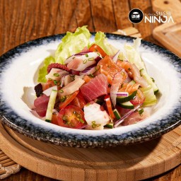 ปลาดิบรวมยำไทย