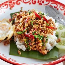 กะเพราถาด