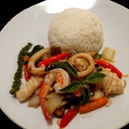 ข้าวราดผัดฉ่า