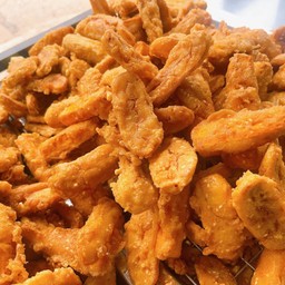 รวม 3 อย่าง กล้วย+เผือก+มัน