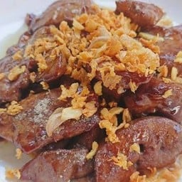 ตับหมูทอดกะเทียม