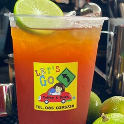 ชามะนาวสด Let's go 16 Oz