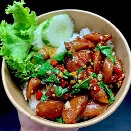 ข้าวกะเพรากุนเชียง