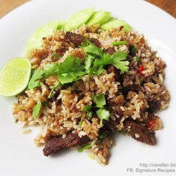 ข้าวผัดเนื้อเค็ม