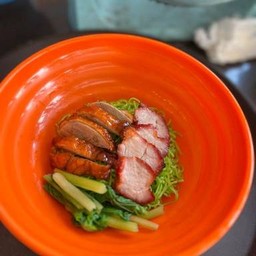 บะหมี่เป็ด + หมูแดง