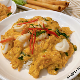 ข้าวไข่ข้นห่อหมกทะเล