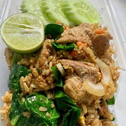 ข้าวผัดโบราณ(เลือดเนื้อสัตว์)