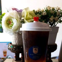 กาแฟส้มอเมริกาโน่เย็น