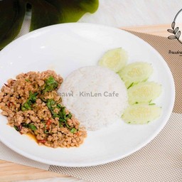 กะเพราหมูสับ