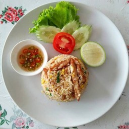 ข้าวผัดหมูแดดเดียว