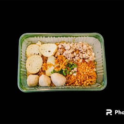 ก๋วยเตี่ยวเส้นคลุก (เส้นหมี่ขาว)