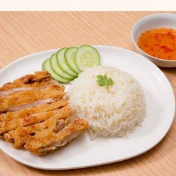 ข้าวไก่ทอด