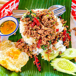 ข้าวกระเพราหมูสับ