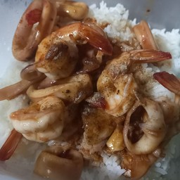Garlic Shrimp and Squid, Garlic Shrimp, Garlic Squid