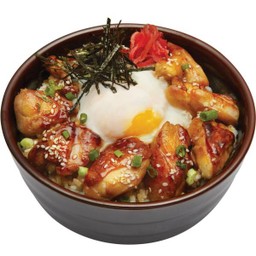 ข้าวหน้าไก่เทริยากิไข่ออนเซ็น Teriyaki Chicken Rice With Japanese Hot Spring Egg