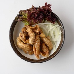 1254 Fried Chicken Skinwith Ponzu Sauce