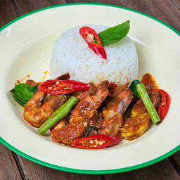 ข้าวพริกแกงกุ้ง