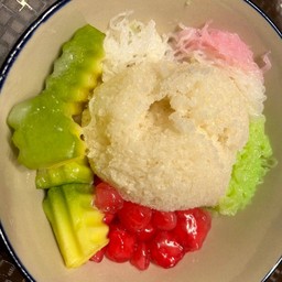 ซาหริ่ม แตงไทย ทับทิมกรอบ ควันเทียน