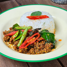 ข้าวพริกแกงโคขุนบด