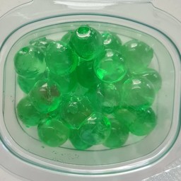 เยลลี่สีเขียว เม็ดเล็ก (กระปุก)