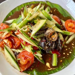 ตำแตง(ยำแซบปลาร้าหอม)