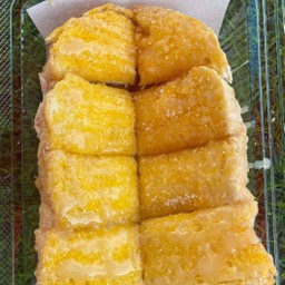 ปังปิ้งเนย + น้ำตาล 2 แผ่น (ปังธรรมดา)