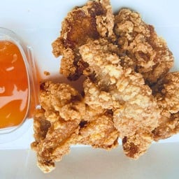 หนังไก่ทอด