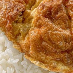 ข้าวไข่เจียว& น้ำพริก ผักรวม