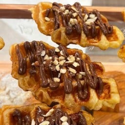 Nutella Almond Croffle
