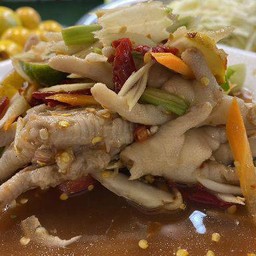 ตำตีนไก่