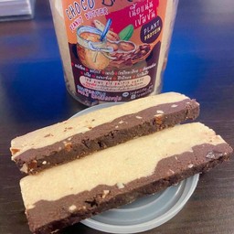 Lean life โปรตีนบาร์ ทูโทน ช็อค+เนยถั่ว
