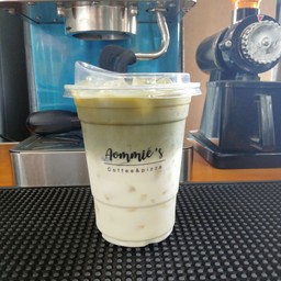 มัทฉะนมสดคาราเมล