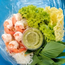 เมี่ยงกุ้งสด