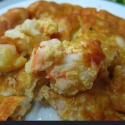 ข้าวไข่เจียวกุ้ง