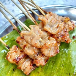 หมูปิ้งโบราณ(หน้าสนามกีฬานนทบุรี) สาขา ไทรน้อย +หมูทอดชาววังและยำไก่แซ่บ