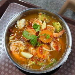 แกงส้มชะอมไข่กุ้ง