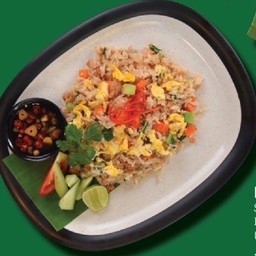 ข้าวผัดหมูใส่ไข่(มังสวิรัต)