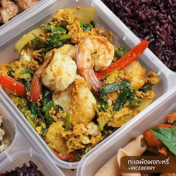 ข้าวทะเลผัดผงกะหรี่