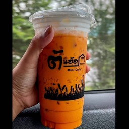 ชานมไทยตรามือ สูตรเข้มข้นsize L