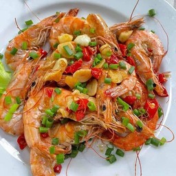 ข้าวกุ้งพริกเกลือ