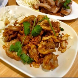 ไส้ตันทอดกระเทียม