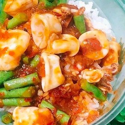 ผัดผริกแกงกุ้ง