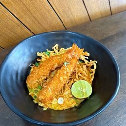 ข้าวซอยกุ้งทงคัตสึ