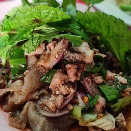 ลาบเนื้อสุก