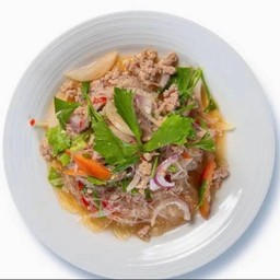 ยำวุ้นเส้นหมูสับ