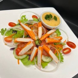 สลัดปูอัดเบนโตะ