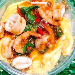 กะเพราทะเล ไข่ขยี้