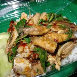 ข้าวกะเพราปลาทู เด็ดจนต้องสั่งซ่ำ