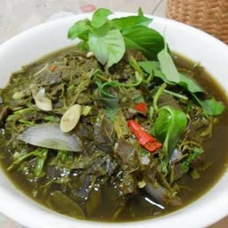 แกงขี้เหล็ก คอหมูย่าง