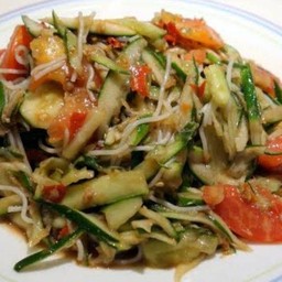 ตำซั่วแตงปู-ปลาร้า